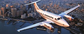 King Air 350 yksityisen suihkukoneen vuokraus 