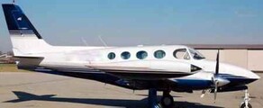 CESSNA 340 yksityisen suihkukoneen vuokraus
