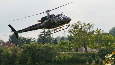 Le Puy du Fou helikopterilla