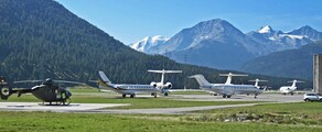 Pariisi - St. Moritz Samedan : yksityisen suihkukoneen vuokraus 