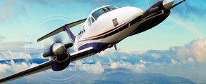 King Air 200 yksityisen suihkukoneen vuokraus 