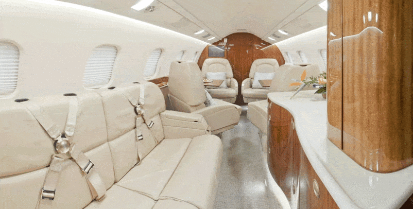 LEARJET 60 yksityisen suihkukoneen vuokraus