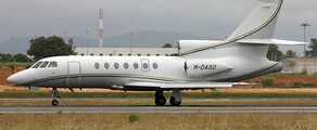 FALCON 50/50EX yksityisen suihkukoneen vuokraus