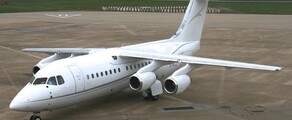 AVRO RJ 85yksityisen suihkukoneen vuokraus 