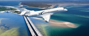 Falcon 6X: Yksityisen suihkukoneen vuokraus