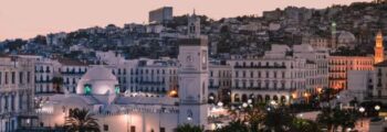 Alger couché de soleil