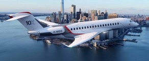 Falcon 10X yksityisen suihkukoneen vuokraus