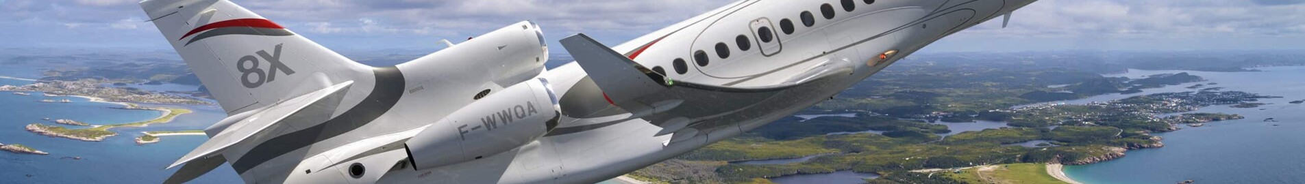 Falcon 8X parantaa matkustamoa