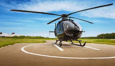Häät: vuokraa helikopteri tai yksityiskone