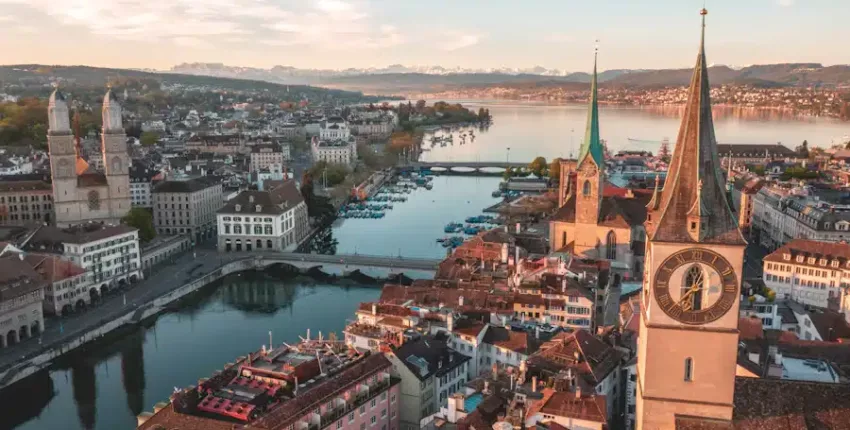 Lontoo - Zürich : yksityisen suihkukoneen vuokraus 