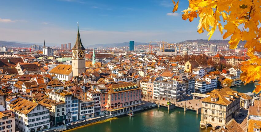 Cannes - Zürich : yksityisen suihkukoneen vuokraus