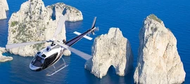 Salerno - Capri: helikopterikuljetus