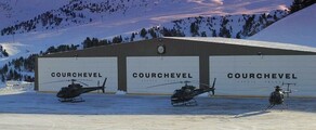Courchevel: helikopterikuljetus