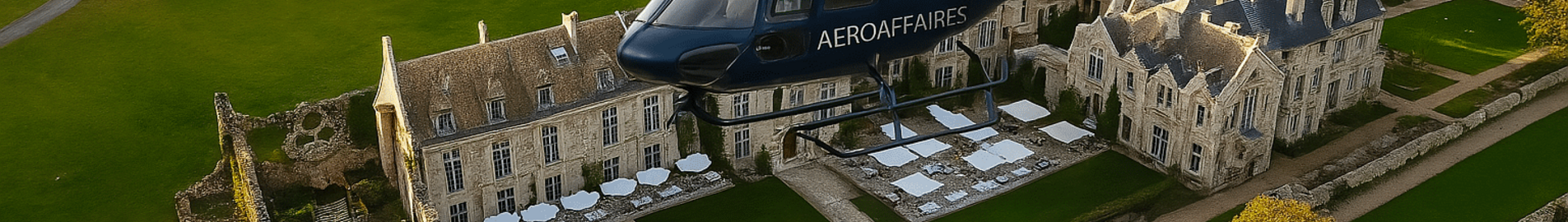 Abbaye des Vaux de Cernay: helikopterikokemus