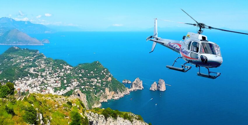 Salerno - Capri: helikopterikuljetus