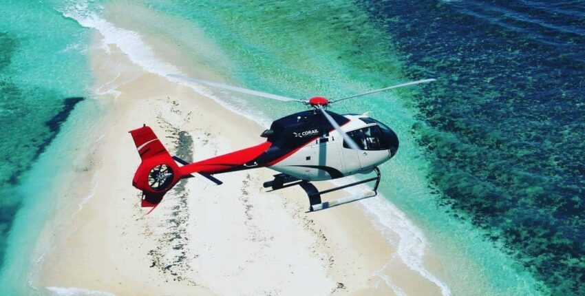 La Réunion - Mauritius: helikopterikuljetus