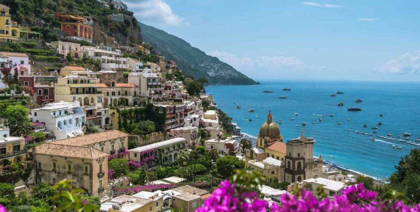 Salerno - Capri: helikopterikuljetus