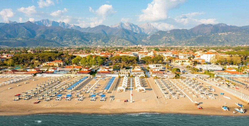 Forte dei Marmi: Kuljetus helikopterilla
