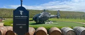 Helikopterikierros Italian suurille viinitarhoille