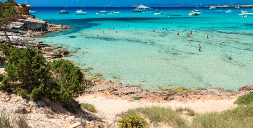 Ibiza - Formentera: helikopterikuljetus