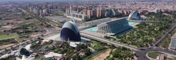 Palau de les Arts Reina Sofia area in Valencia