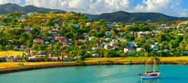 Tortola - St Barthes: helikopterikuljetus