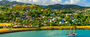 Antigua - Saint-Barthélemy: helikopterikuljetus