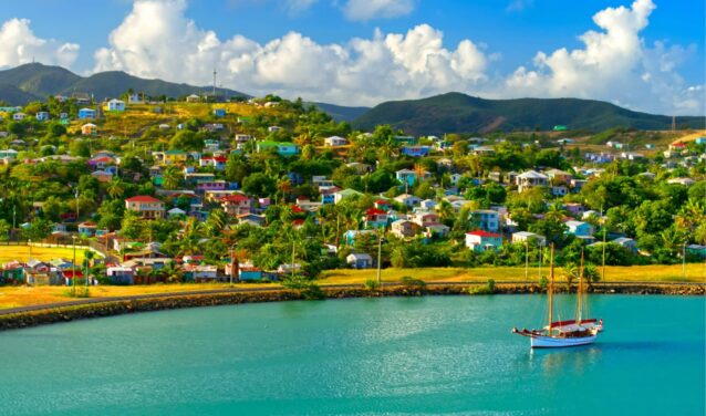Antigua - Saint-Barthélemy: helikopterikuljetus