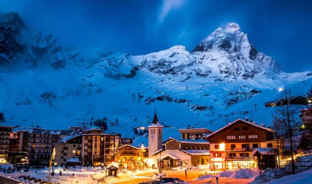 Milano - Cervinia: helikopterikuljetus