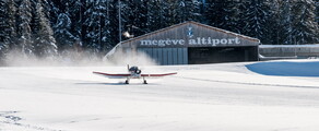 Geneve - Megève: helikopterikuljetus