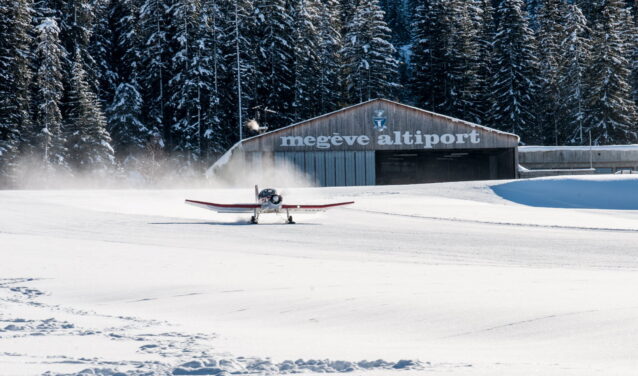 Geneve - Megève: helikopterikuljetus
