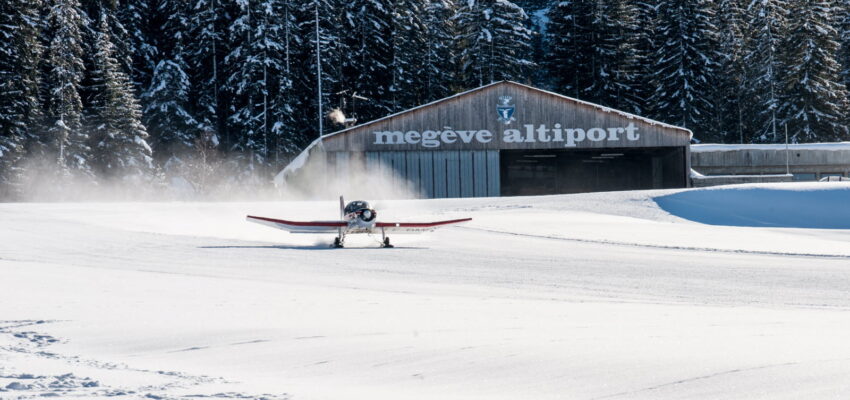 Geneve - Megève: helikopterikuljetus