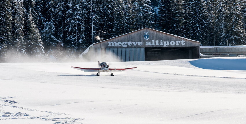 Geneve - Megève: helikopterikuljetus