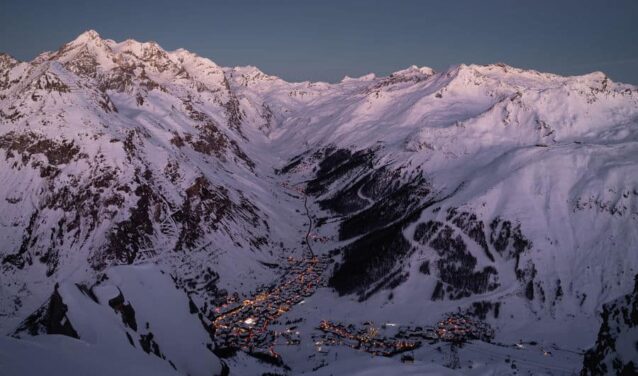 Geneve - Val d'Isère: helikopterikuljetus