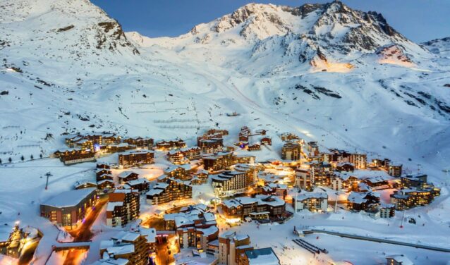 Geneve - Val Thorens: helikopterikuljetus