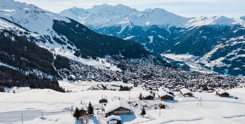 Geneve - Verbier: helikopterikuljetus