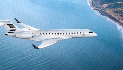 Bombardier Global 8000 kanadalaisvalmistaja ottaa käyttöön nopeimman liikesuihkukoneen sitten Concorden